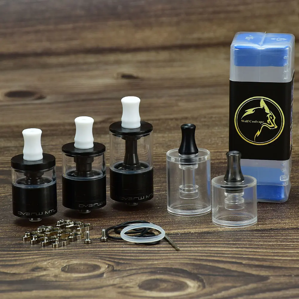 

Dvarw MTL FL rta 22mm Single Coil Tank atomizer Rebuildable Tank 316ss airflow intake 11pcs AFC insert 3.5ml/6ml atomizer rta