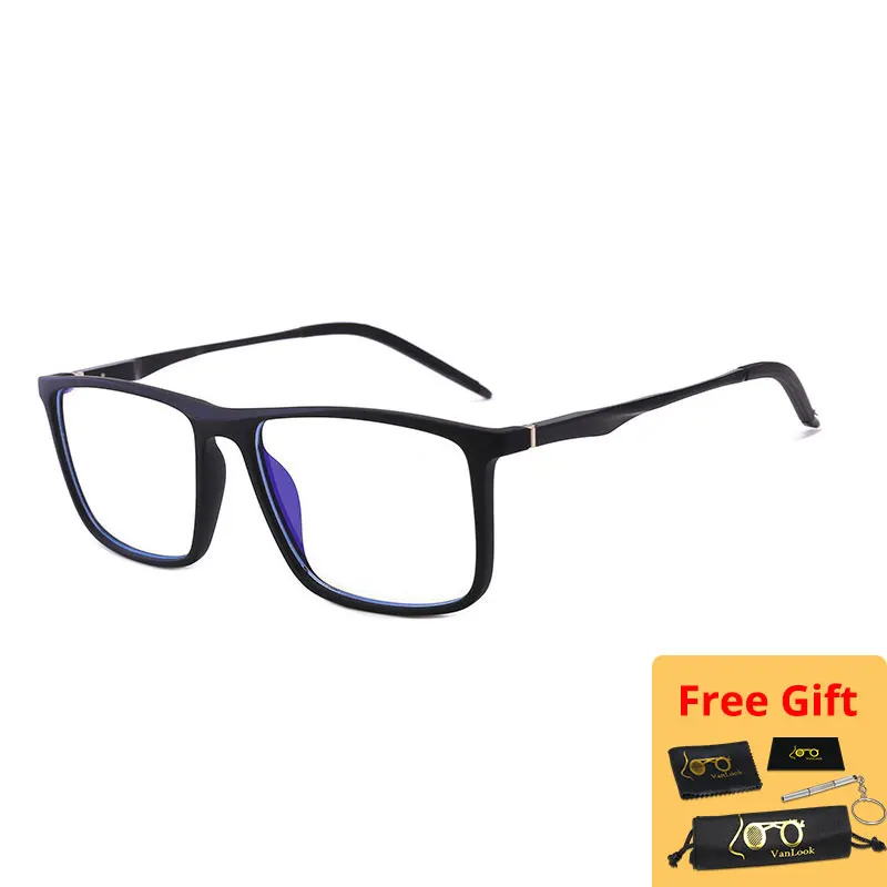 Blue Light Blocking Unisex Square Eyewear with UV Protection