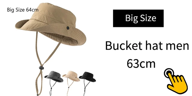 Large Bucket Hats Big Heads, Mens Bucket Hat Big Head