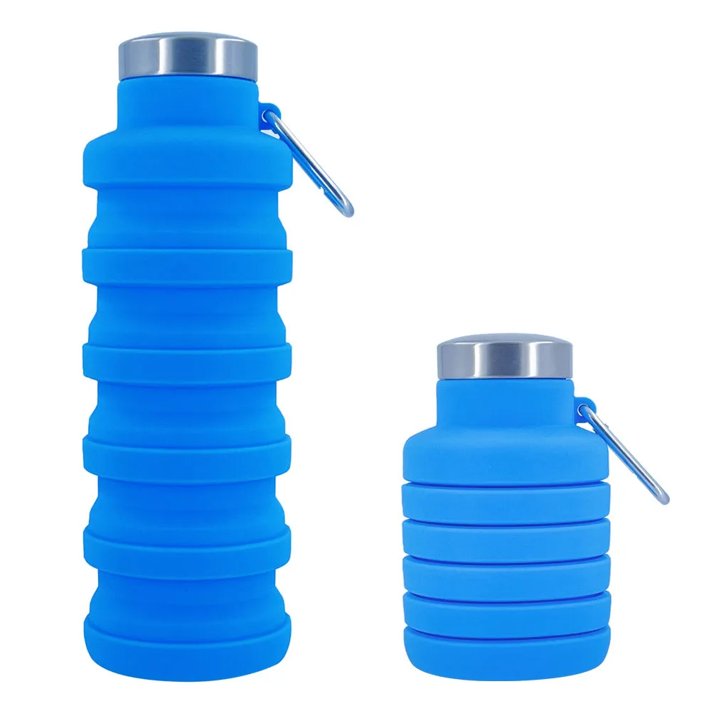 Nouvelle bouteille d'eau en Silicone Portable, tasse de café rétractable  pliante, outils de voyage en plein air, bouteilles de Sport pliables -  AliExpress