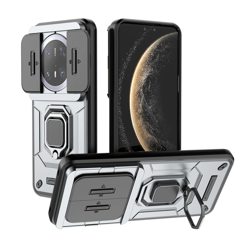 Shockproof Back Slide Lens Ring Holder Case Cover - New Protective s