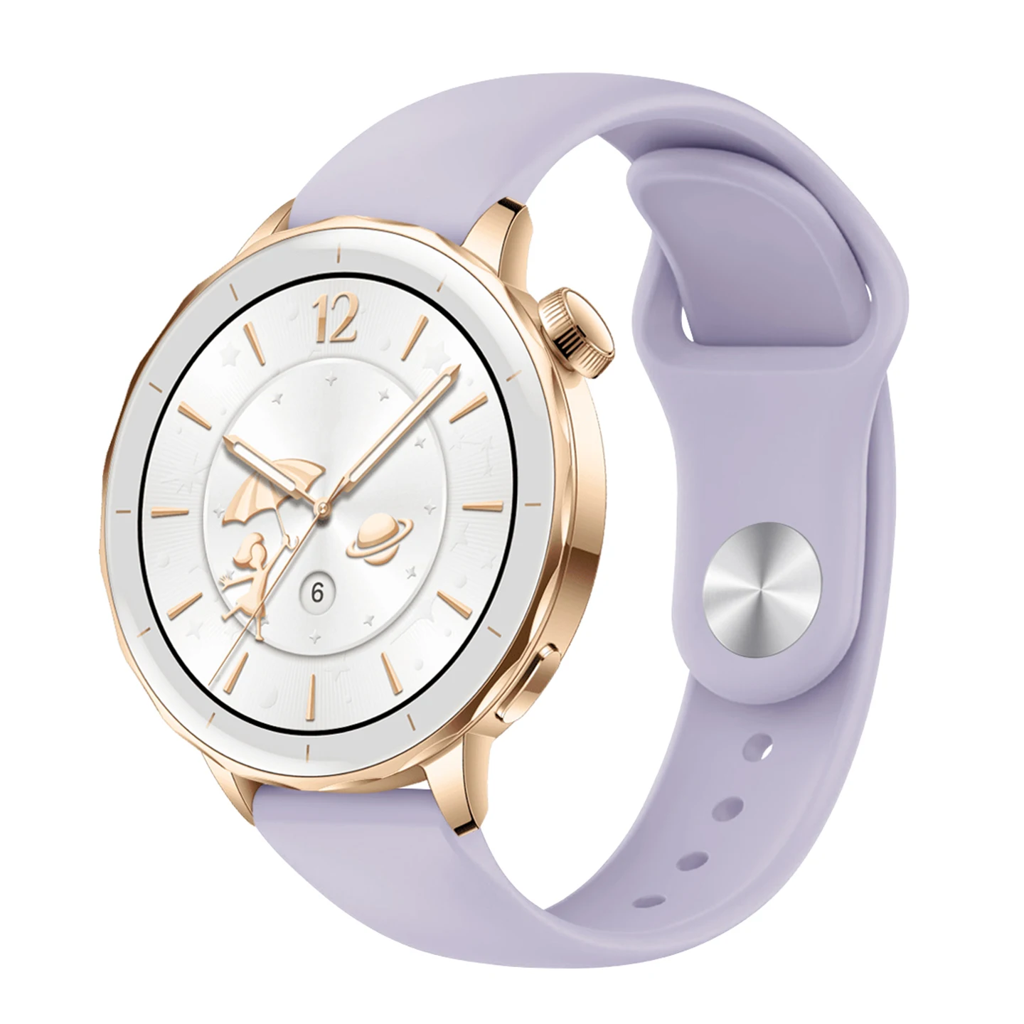Women's Silicone Bracelet, Adjustable 18mm, 20mm, 22mm Strap - Elegant and Versatile Design