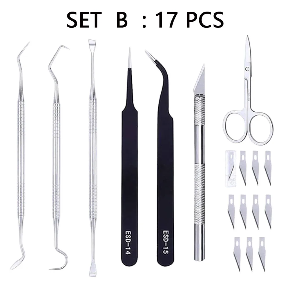 Craft Vinyl Weeding Tool Set Dried Flower Basic Handmade Tools DIY Kit Silhouettes Cameos Lettering Scrapbooking
