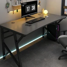 Gaming Curved Computer 80/100/120/140Cm Long Desks Accent Desktop Computer Modern Table Luxury K-Shaped Structure Furniture 
