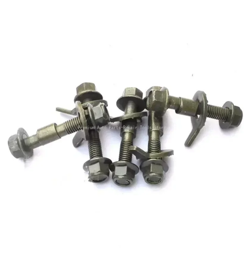 4pcs/Set 12mm Wheel Alignment Camber Bolt 10.9 Eccentric Adjustment Screw Car Repair Tool auto fasteners,car screws