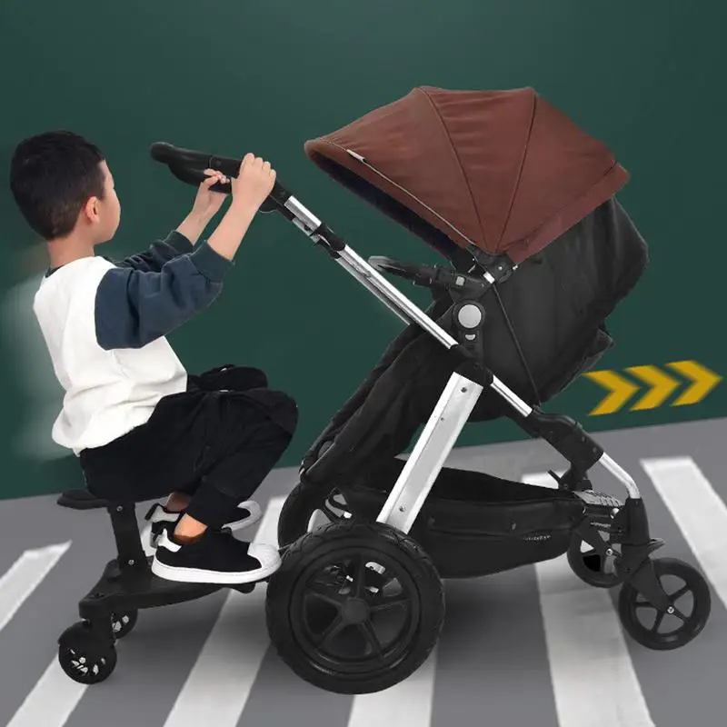 With Seat 2in1 Sit And Stand Stroller Glider Board, Max Load