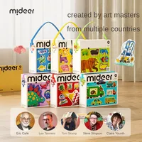 Mideer 6 In 1 My First Artist Puzzle Farm Animals Children Early Educational Toys Large Art Enlightenment Puzzle For Kids  2Y+ 1