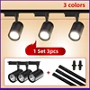 Full Set Led Track Lighting Fixture COB Bedroom Store Spotlight Lustre Home Decor Track Lamp Commodity Hop Ceiling Rail Light 1
