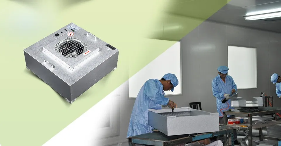 Description Picture 2 of itemChina Ffu Manufacturers Class 100 Fan Filter Unit For Cleanrooms With Hepa Filter