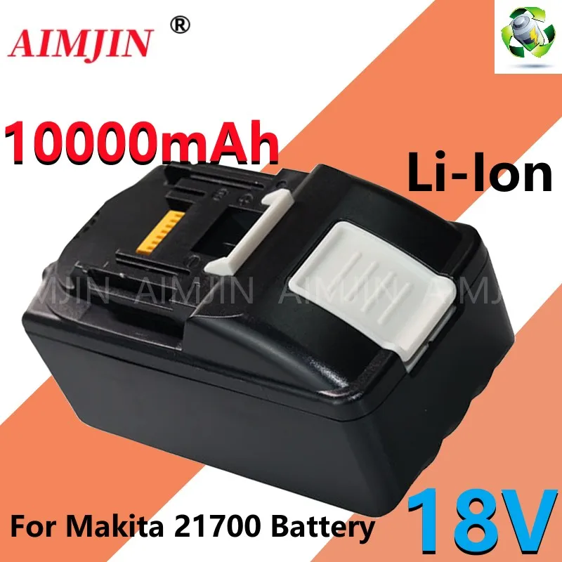 

For Makita 18V 10000mAh 21700 Rechargeable Power Tools Battery with LED Li-ion Replacement LXT BL1860B BL1860 BL1850