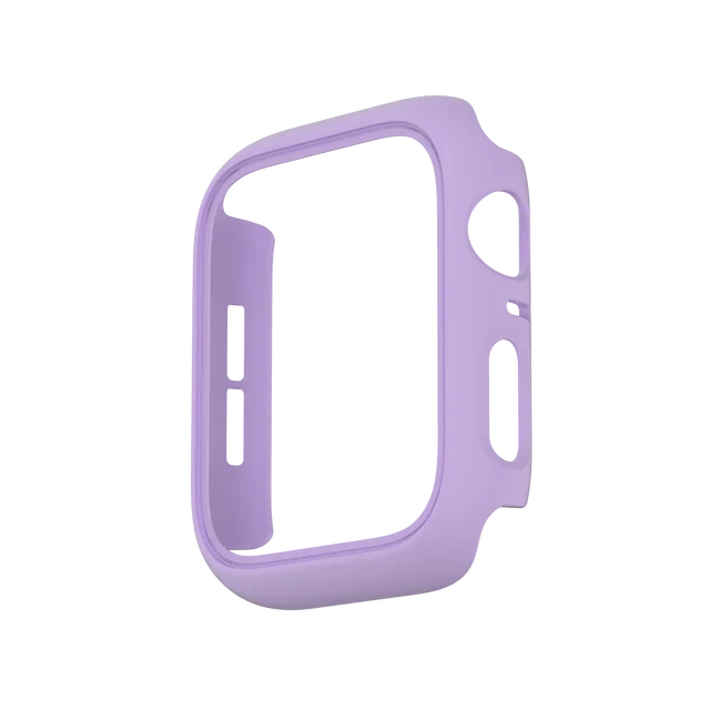 Cover for Apple Watch Case 45mm 41mm 44mm 40mm 42mm 38mm Accessories PC Protector bumper iWatch for Iwatch Series 7 SE 6 5 4 3 2 Purple
