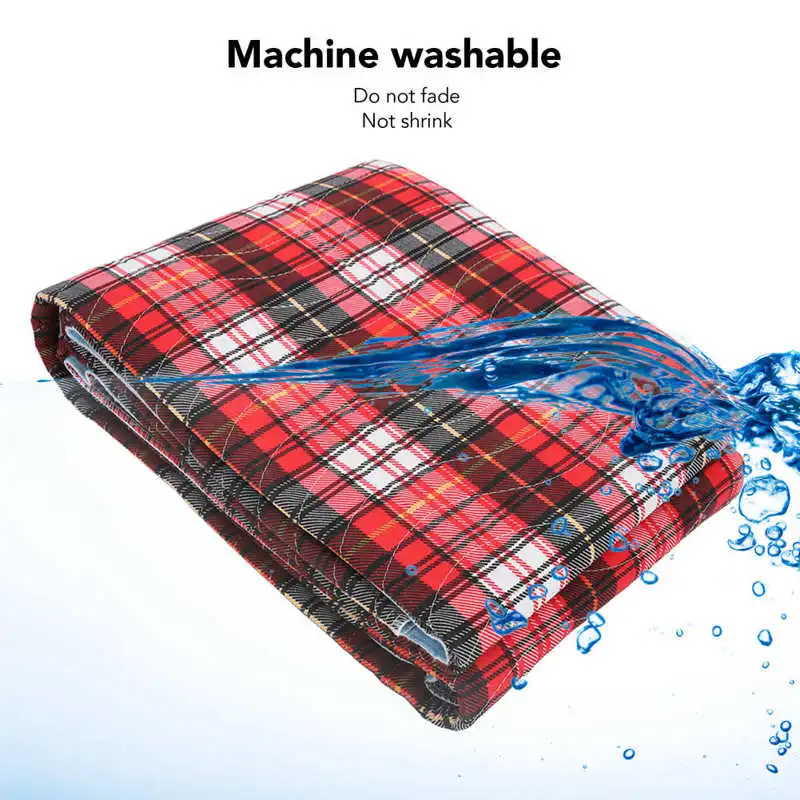 Adult Incontinence Bed Pad Absorbency Waterproof Reusable Cotton Urine Bed Pad for The Disabled for Elderly 2