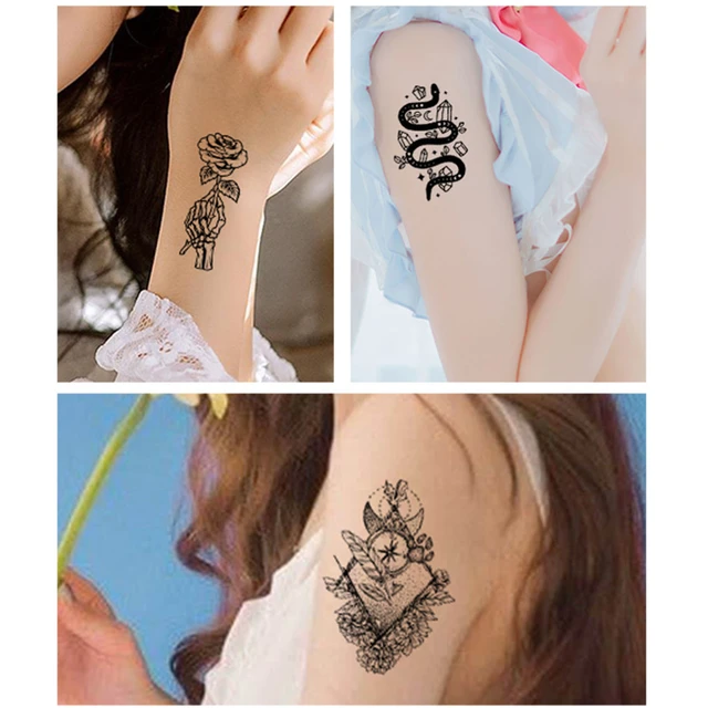 Wholesale Temporary Tattoos Stickers Large Stickers Fake Body Half Arm  Chest Shoulder Tattoos for Men and Women From malibabacom