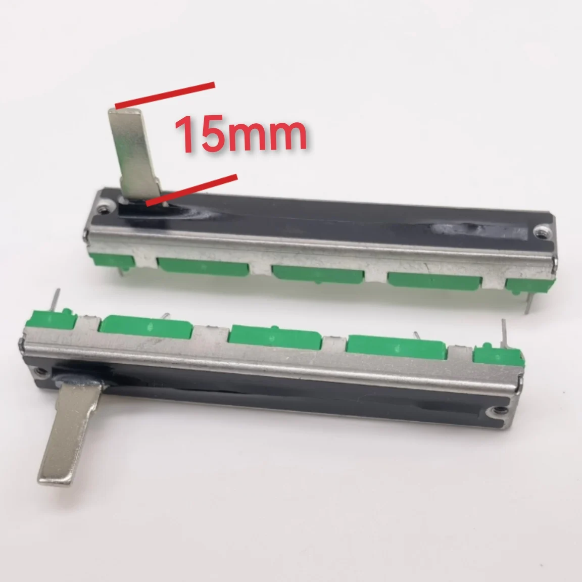 Electronic Components Linear Potentiometer 1pcs 60mm Mixer 45mm Travel Distance Fader Slide Series B103 B10K*2 Double Straight Sliding Potentiometer