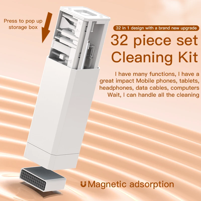 [32 in 1] Mobile Phone Keyboard Dust Cleaning Tool Cleaning Brush Set