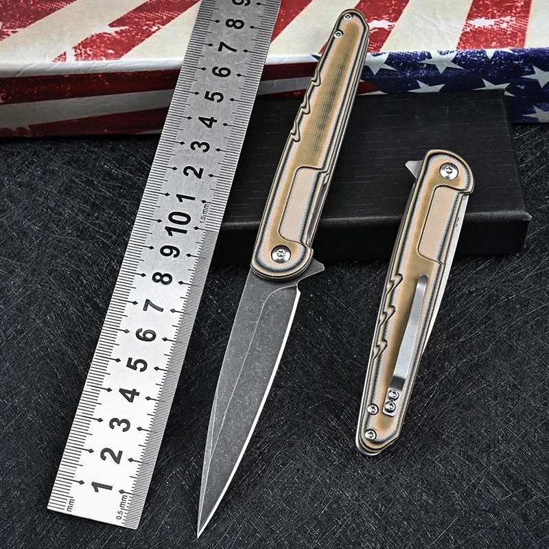 

D2 стальной складной нож G10 ручка карманные ножи тактический Открытый Выживание Охота EDC самооборона мини нож для мужчин