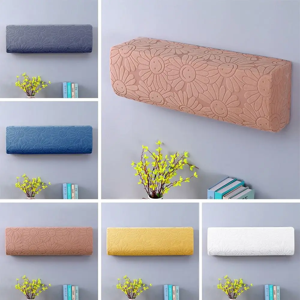 1Pcs Dustproof Air Conditioning Cover Wall Air Wall Mounted Fan Dust Cover Elastic Fabric Home Decor Air Conditioner Protector