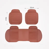 Universal Car Seat Cover Breathable PU Leather Pad Mat For Auto Chair Cushion Car Front Seat Cover Four Seasons Anti Slip Mat 4