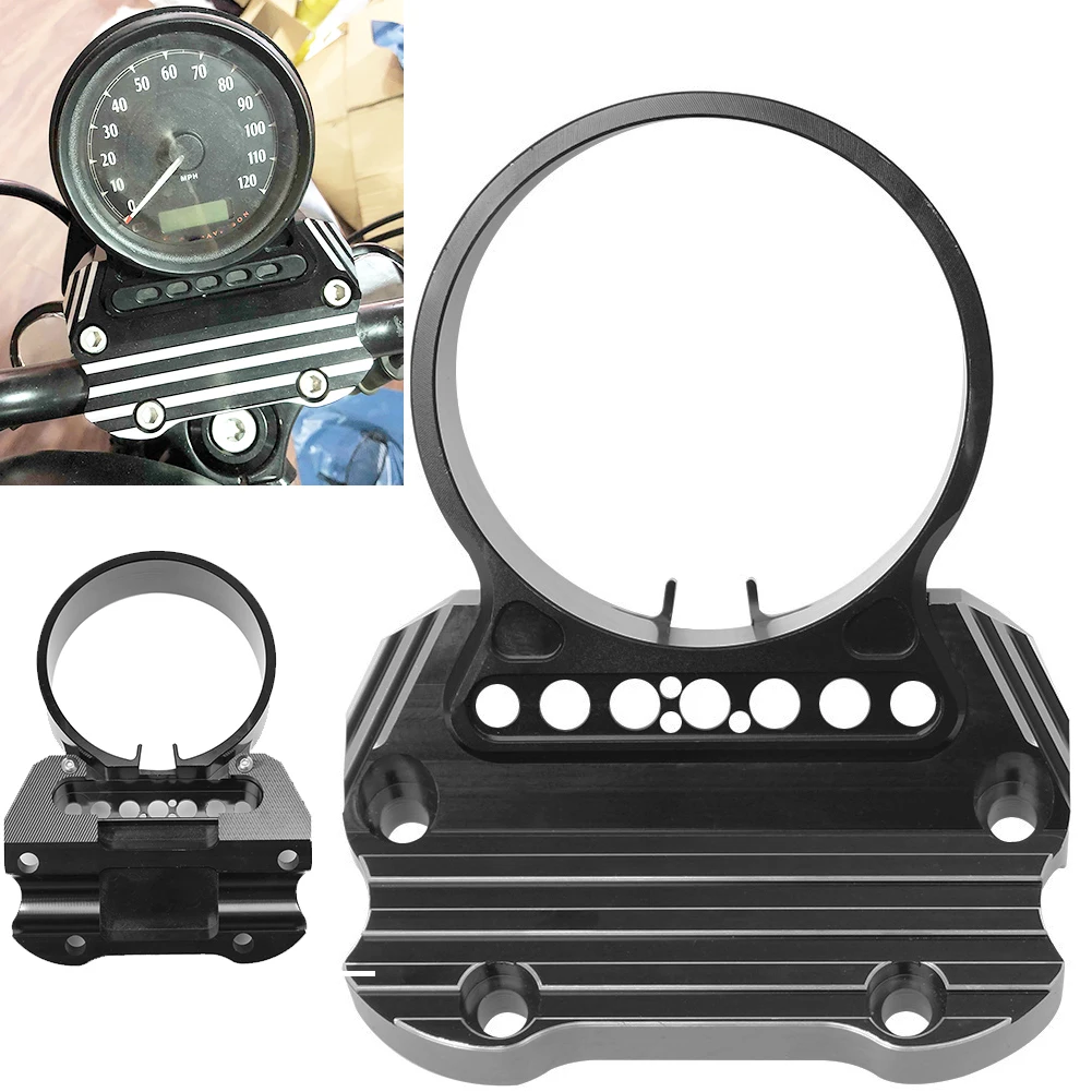 

Motorcycle Instrument Bracket Mount Speedometer Relocation Cover For Harley Sportster XL883 XL1200 Iron 883 Forty-Eight 72