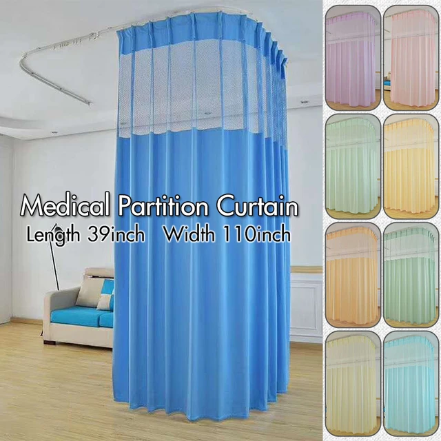 Cortina médica para Hospital, cortinas para salón de belleza, SPA, cortinas  ciegas para pacientes, cortina privada