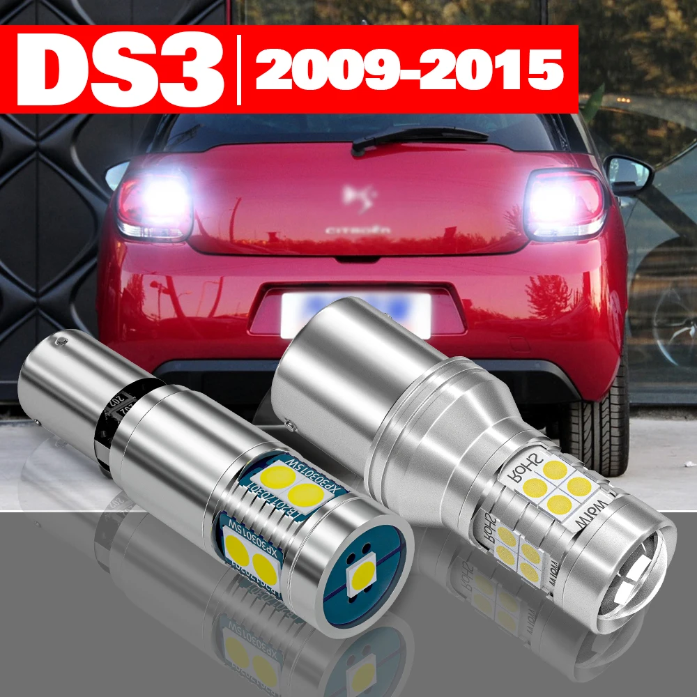 

For Citroen DS3 2009-2015 2pcs LED Reverse Light Backup Lamp Accessories 2010 2011 2012 2013 2014