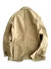 Amekaji Wear Clothes Men Cotton Khaki Casual Suit Jacket Retro Washed Distressed Niche Spring Good Quality 3