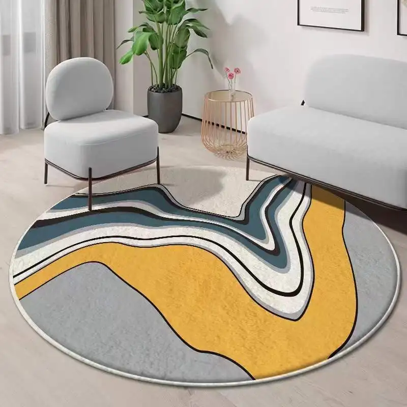 How do I know when not to use a round rug?