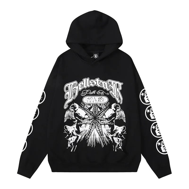 

Autumn Winter Hooded Streetwear Hellstar Fashion Hoodies Men Woman Casual New Arrived Keep Warm Cotton Sweatshirts
