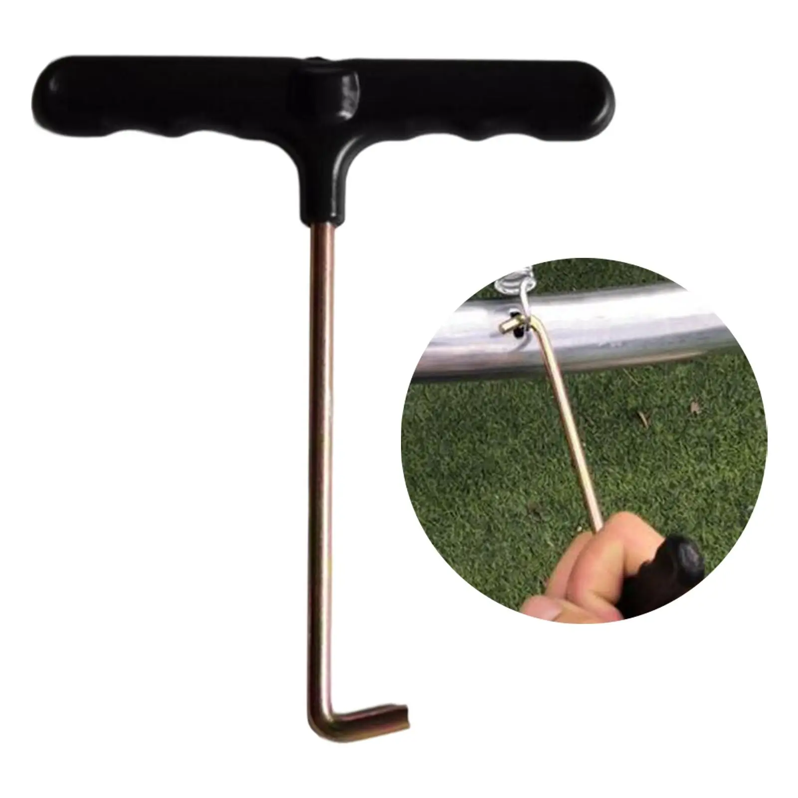 Trampoline Puller Adjustment Tool Accessories Assembly Install Tool Durable Trampoline Spring Pulling Tool Trampoline Hook Tool