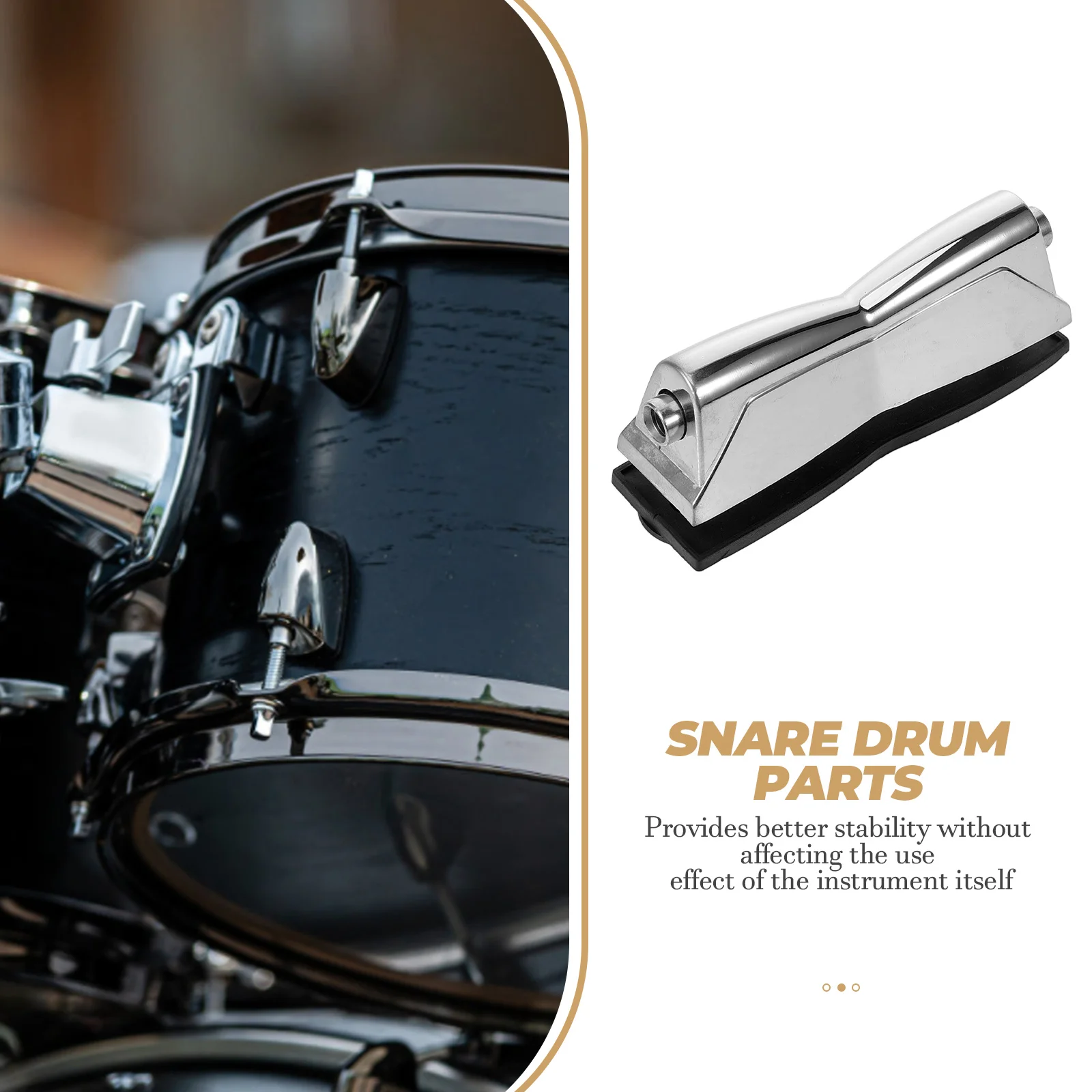 Drum Hardware Lugs Kit Set Ear Snare Accessories Silver Double End Mount Replacement