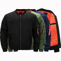 MA-1 veste de bombardier de vol pour hommes épais et mince vestes décontractées à glissière pilote de Baseball imperméable manteau d'hiver mâle grande taille 8XL 6