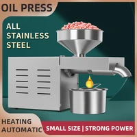 R3 Stainless Steel Household Oil Press Commercial Oil Press Homemade Peanut Sesame Oil Heat Press Machine Plant Oil Extractor 1