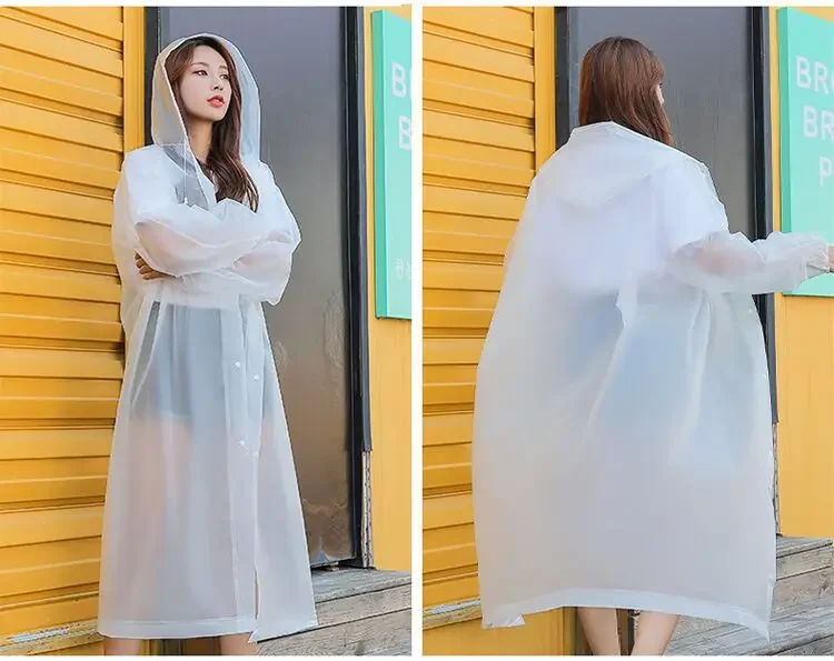 Adult Raincoat Non Disposable Thickened Outdoor Travel Climbing Waterproof Rain Gear Universal One Piece Raincoat