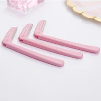 3Pcs/Set Facial Eyebrow Trimmer Kit Makeup Tools Portable Folding Eyebrow Razor Women Girls Hair Remover Blades Eyebrow Shaver 1