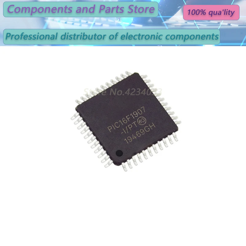

1PCS PIC32MX440F128L-80I PIC16F1907-I dsPIC33FJ64GS608-50I PIC16F1907 QFP80 New original stock