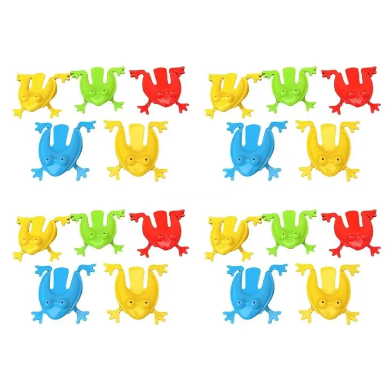 Mini Colorful Jumping Leaping Toy Bright Color Novelty Toy Pack of 20 Dropship