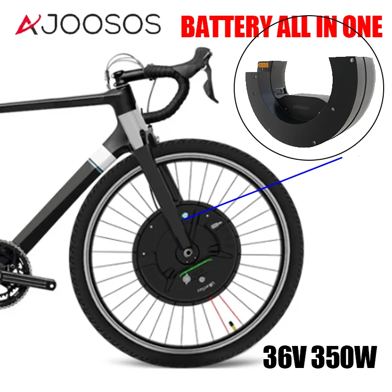 IMotor 3.0 Electric Bike Conversion KIt with Battery 36V 350 Front Motor Wheel 24"-29" 700C Wheel Size for Mountain Road Ebike