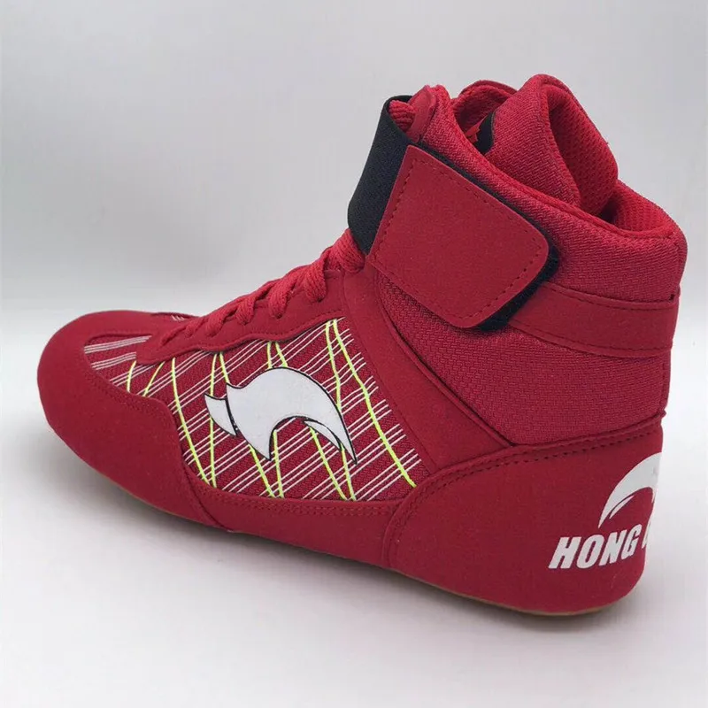 Scarpe Da Wrestling Autentiche Unisex Per Uomo Scarpe Da Allenamento Suola Muscolare Di Mucca Stivali Stringati Sneakers Scarpe Da Boxe Professionali