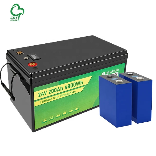 AIMS LiFePO4 12V 200Ah Lithium Battery with Bluetooth