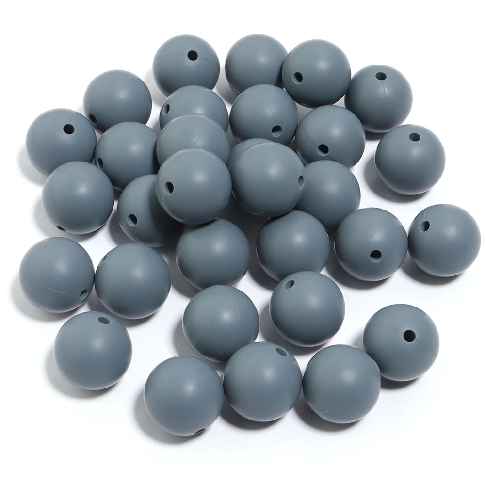 Vibrant Multicolor Silicone Beads for DIY Jewelry & Accessories - 20 Pieces