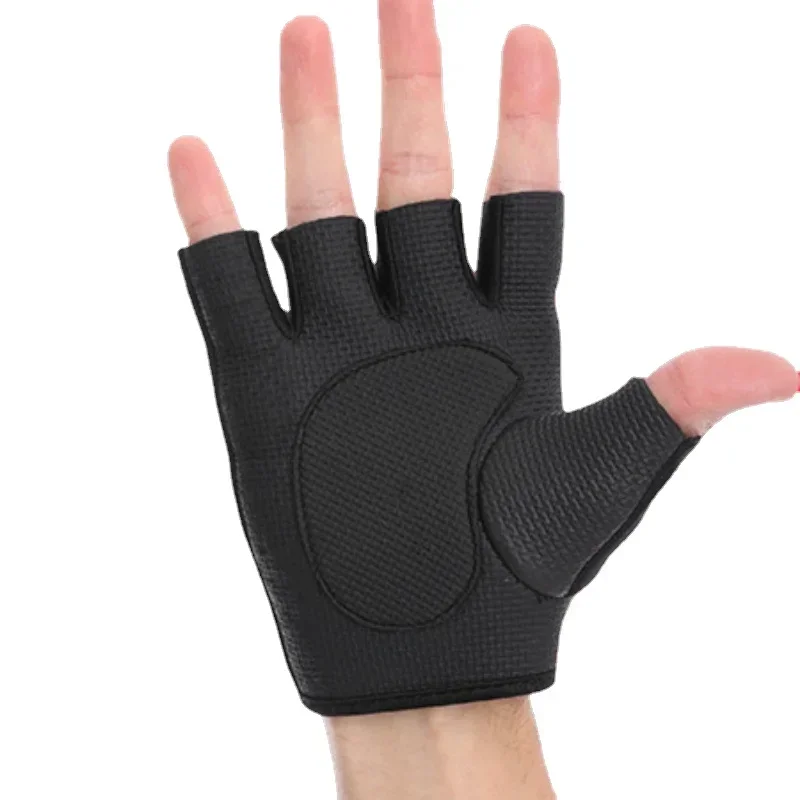 Weightlifting Gloves Half Finger Breathable Non-slip Gel Pad Bodybuilding Training Dumbbells Gloves Women Men Fitness Gym