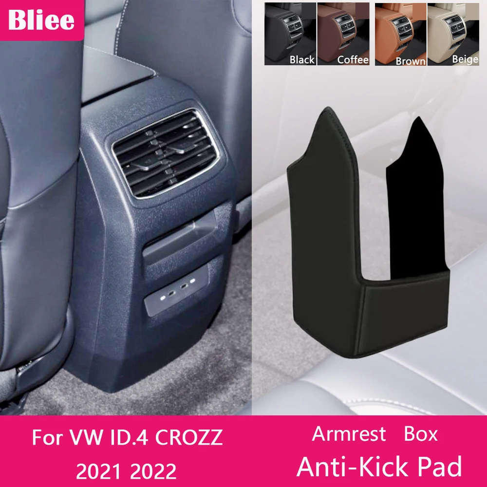 CFIZZ Leather Car Armrest Box Pad, für V-W ID.4 2021-2023 Auto Armlehnen  Auflage, Armlehnenbox aus Gedächtnisschaum,A: : Auto & Motorrad