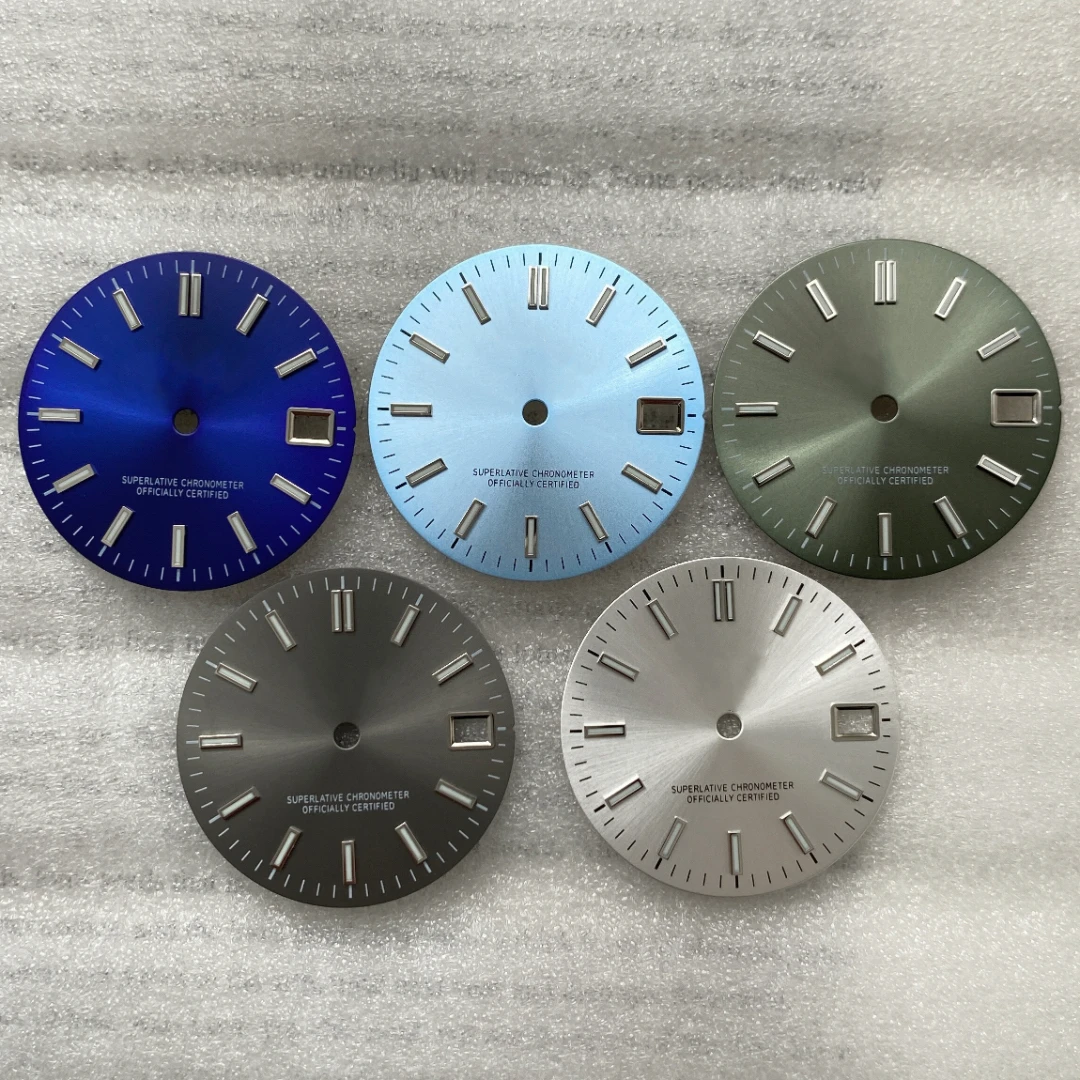 28-5mm-NH35-dial-Sunburst-nail-S-dial-green-luminous-dial-applicable-to ...