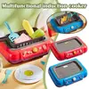 Color Changing Food Cooking Toys Children's Play House Mini Kitchen Multifunctional Induction Color Changing Toys Safe Materials 1