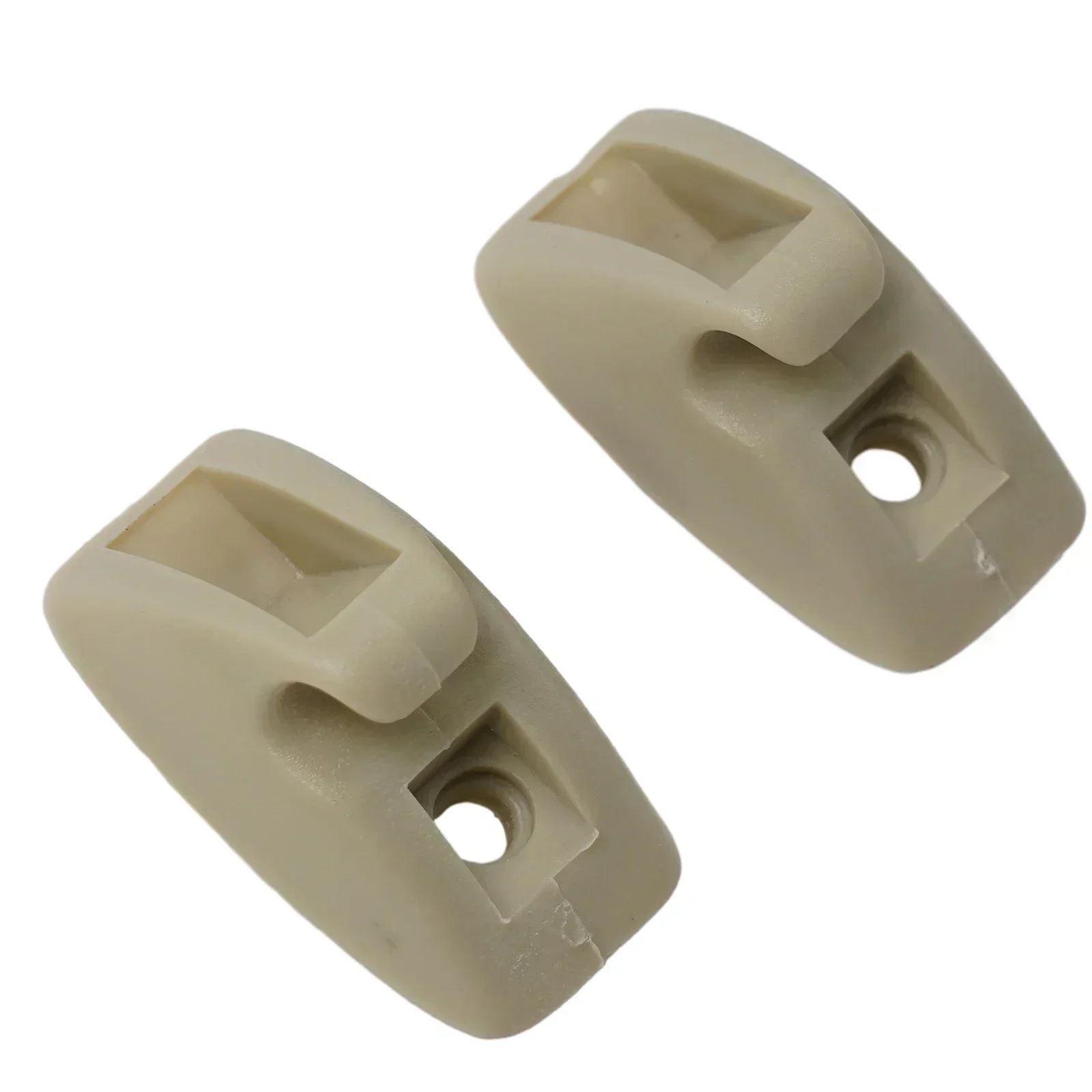 Car Sun Visor Support Clip Retainer Hanger 2pcs Easy-installation Car Interior Sun Visor Bracket Hook For MK1 Beige 191857559