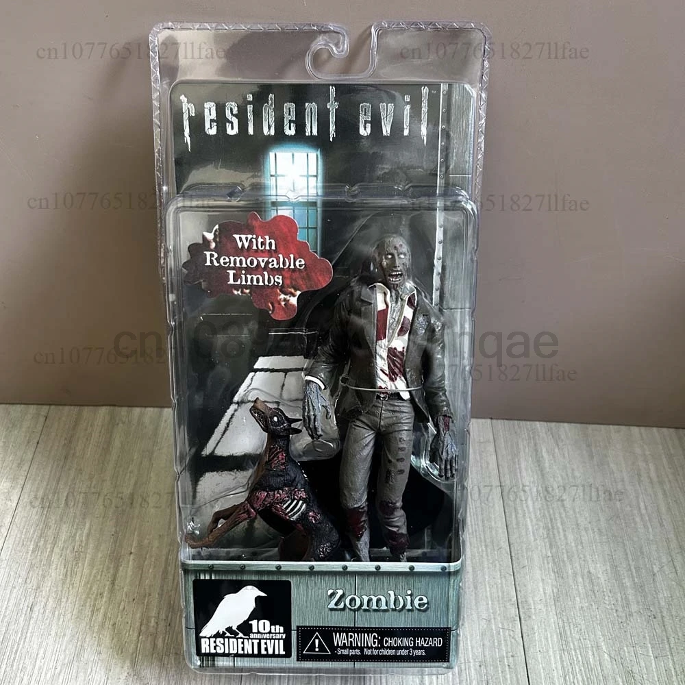 Redfield Hunk Zombie With Dog Licker And Walker Chris Redfield Biohazard Executioner Majini Action Figure Model Toys Room Decor