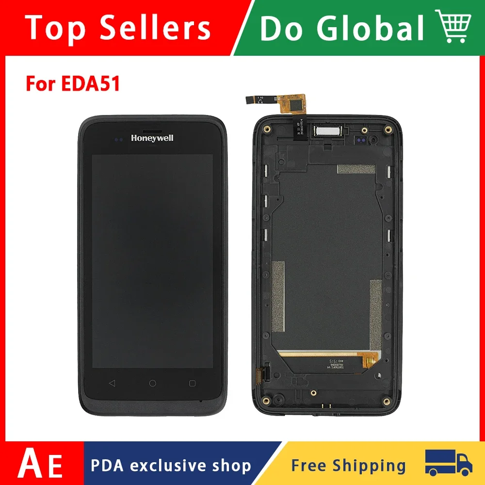 

NEW LCD and Touch Screen For Honeywell ScanPal EDA51 Digitizer Sensor Assembly Display，With Front Cover