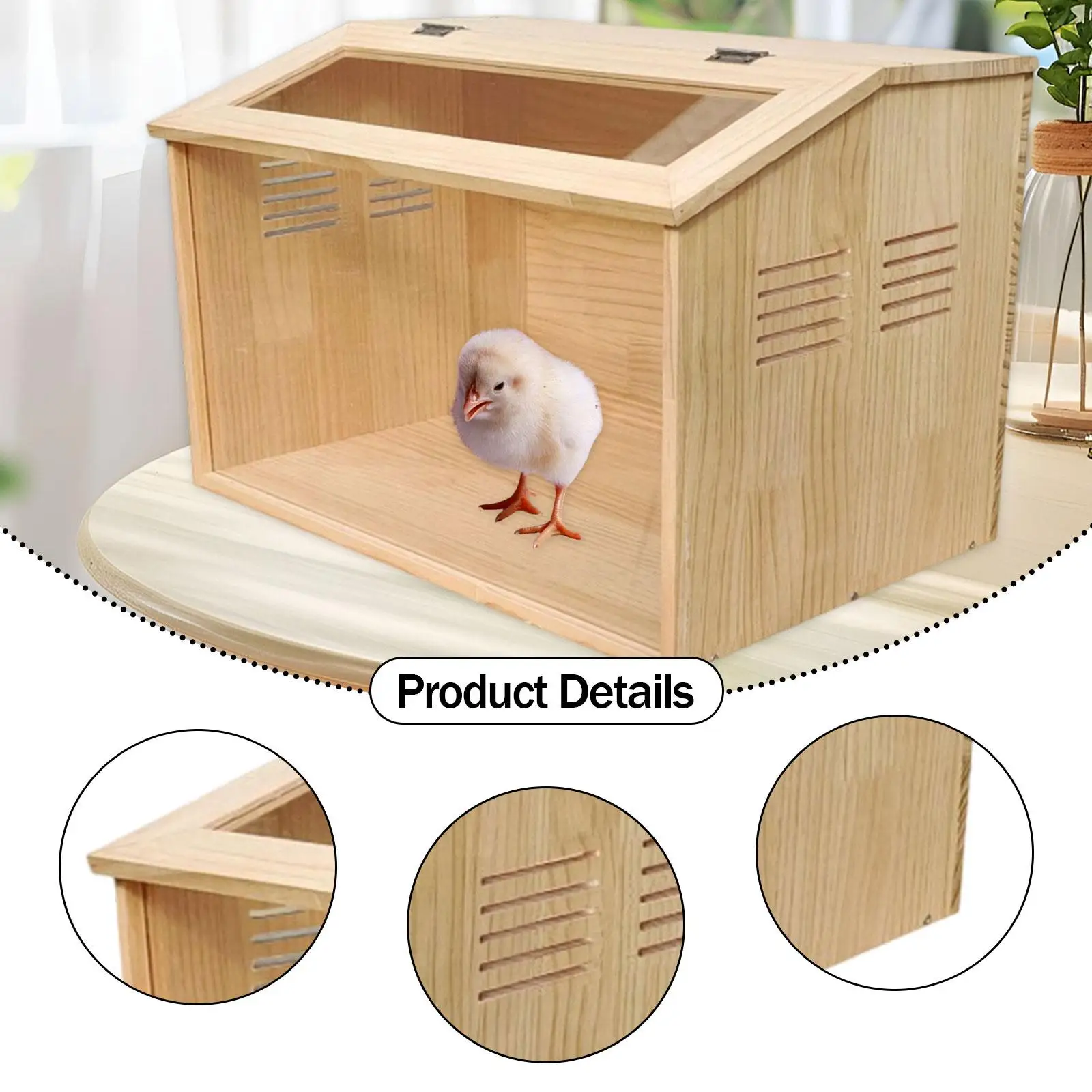 Chicks Brooder Box Hamster Villa Clear Versatile Supplies Pet Habitat House Sturdy Breeding Box Small Chicken Coop Quail Cage