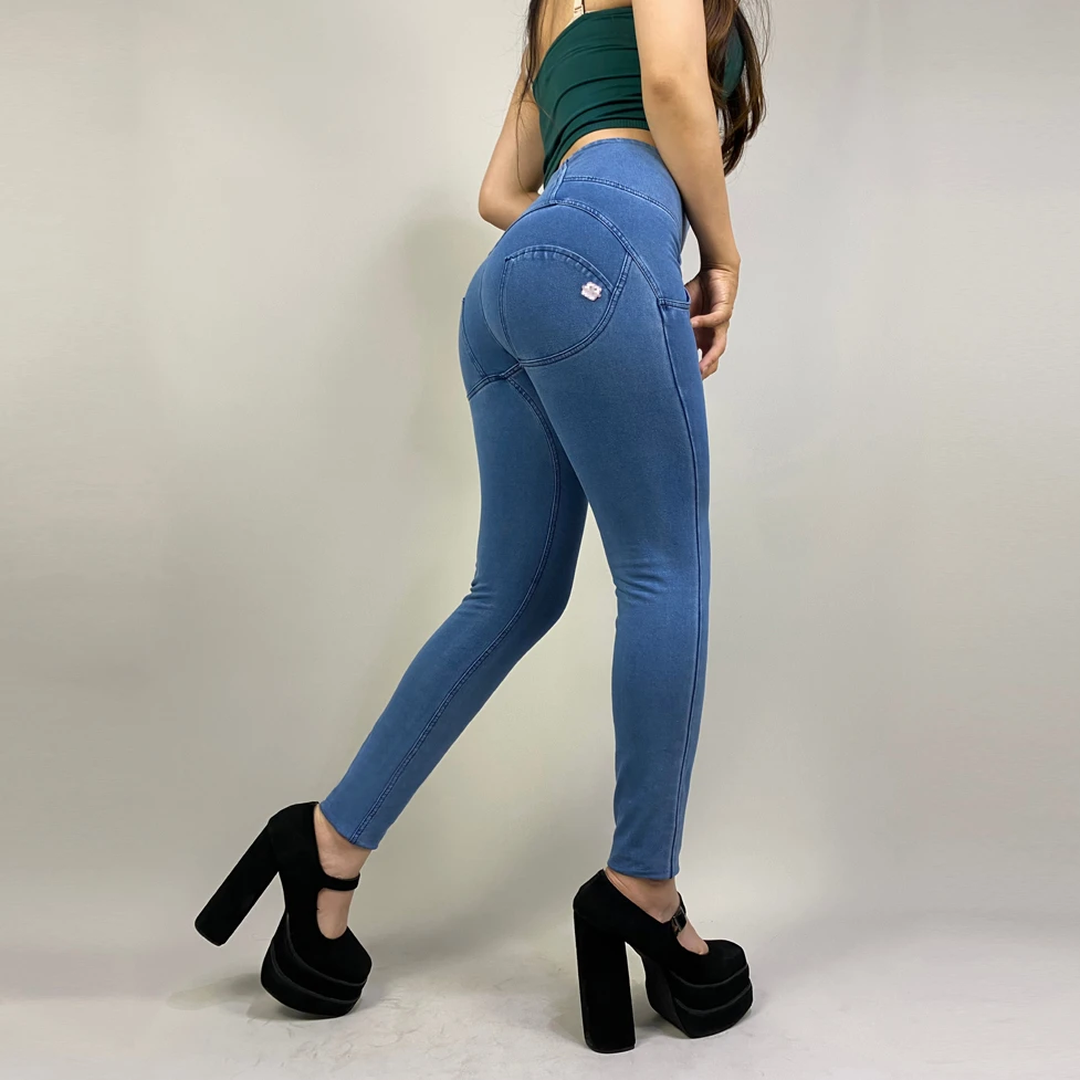 Shascullfits pantalones vaqueros elásticos de talle alto para mujer, ajustados cuatro formas, envío vaqueros| - AliExpress