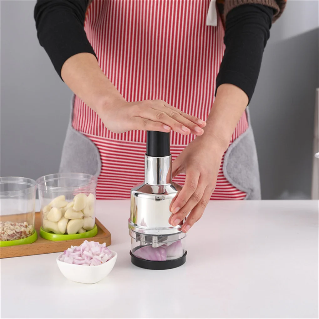 Manueller Gemüsehacker Mit Knoblauchpresse Für Obst Und Gemüse_voghion.com